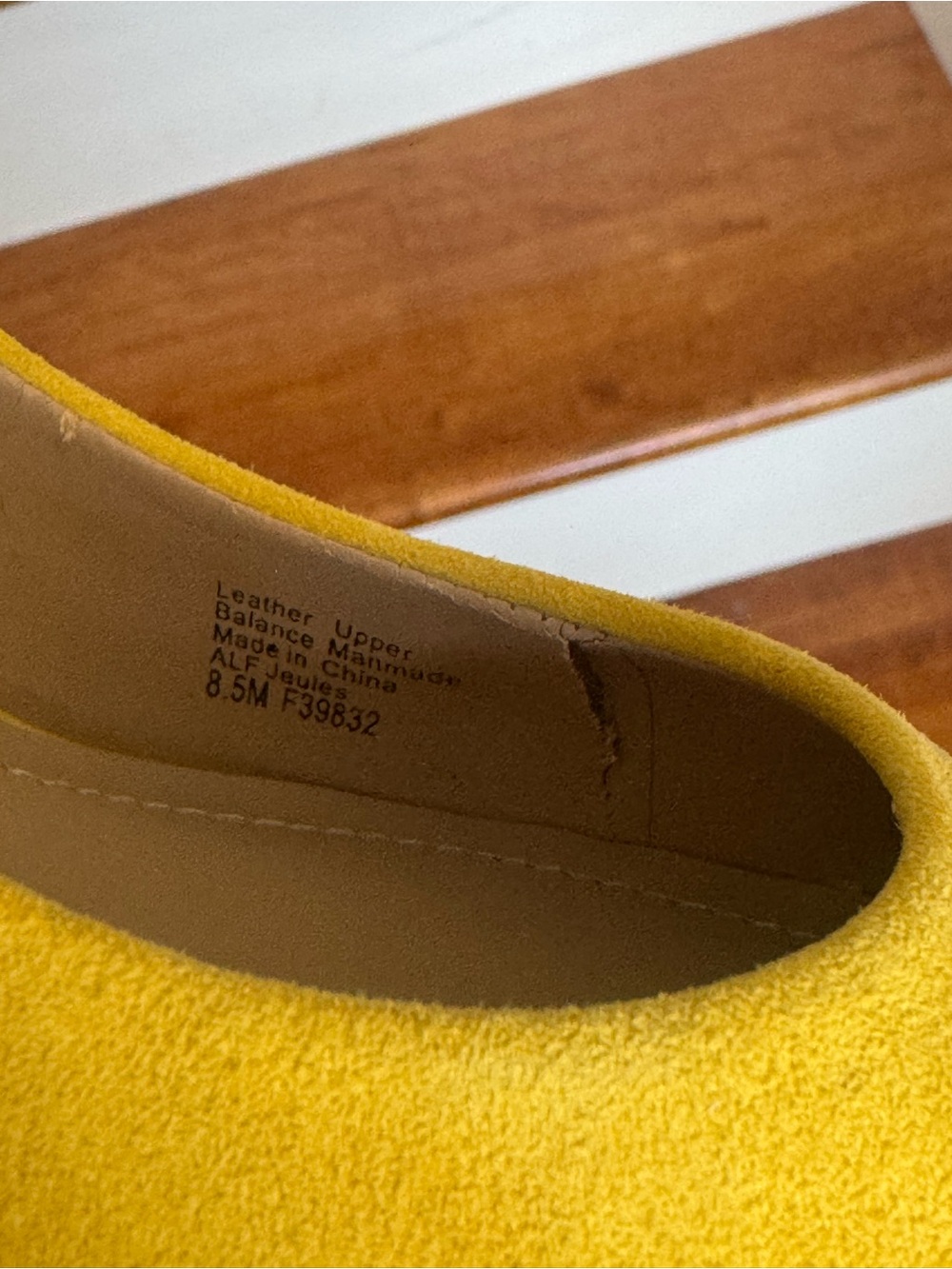 Alfani Stepflex Yellow Suede Pointed Toe Pumps – Size 8.5M - Picture 11 of 12